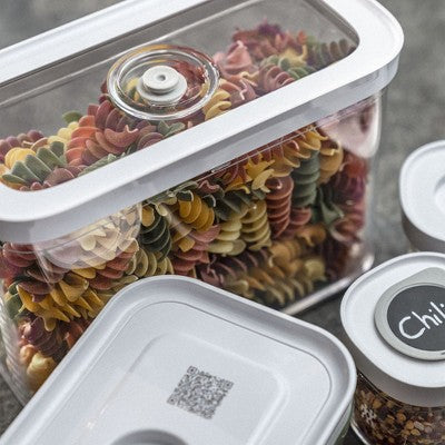 ZWILLING Fresh & Save Cube Box Set, 5-pc, Plastic, Airtight Dry Food Storage Container, Medium Cube Set