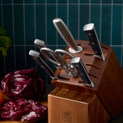 ZWILLING Spectrum 8-pc Knife Block Set - Acacia
