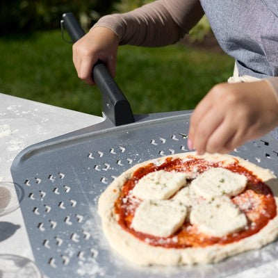 ZWILLING BBQ+ Stainless Steel Perforated Pizza Peel With Detachable Handle