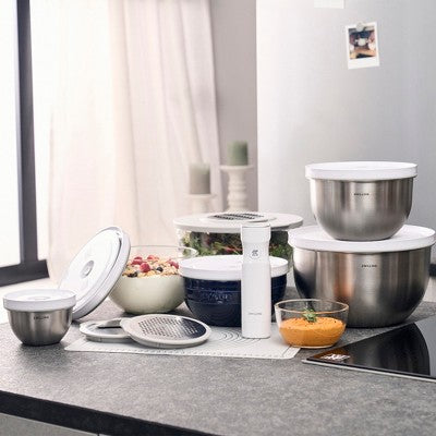 ZWILLING Fresh & Save BOWLS 9-pc Glass Vacuum Bowl Starter Set