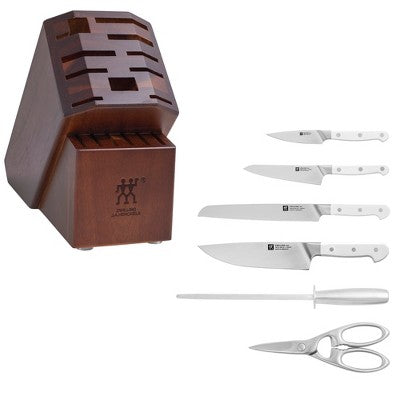 ZWILLING Pro Le Blanc 7-pc Knife Block Set