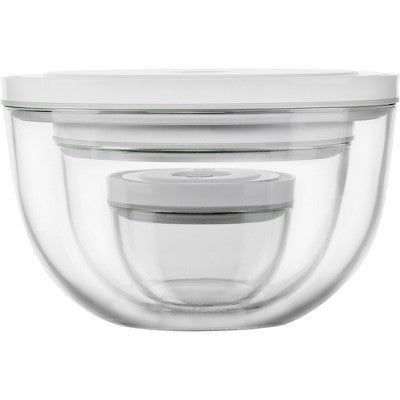 ZWILLING Fresh & Save BOWLS 3-pc Glass Vacuum Bowl Set