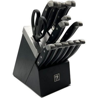 Zwilling Henckels International Statement 14-pc Self-Sharpening Knife Block Set - Black.