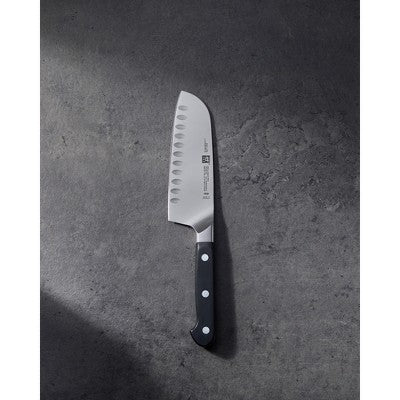 ZWILLING Pro Hollow Edge Santoku Knife