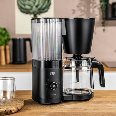 ZWILLING Enfinigy Glass Drip Coffee Maker 12 Cup, Awarded The SCA Golden Cup Standard