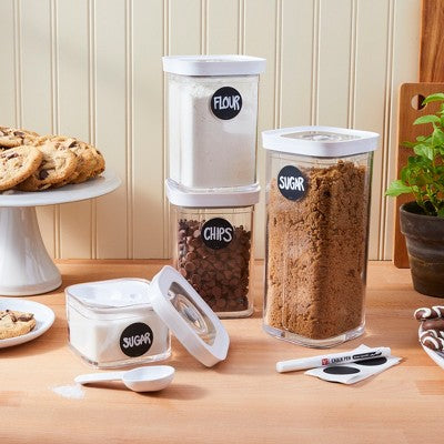 ZWILLING Fresh & Save Cube Box Set, 12-pc, Plastic, Airtight Dry Food Storage Container, Small & Medium Cube Set