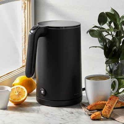 ZWILLING Enfinigy Cool Touch 1.5-Liter Electric Kettle, Cordless Tea Kettle & Hot Water