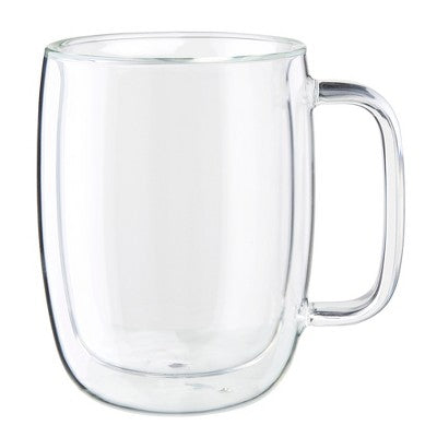 ZWILLING Sorrento Plus 2-pc Double-Wall Glass Latte Mug Set