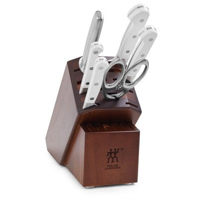 ZWILLING Pro Le Blanc 7-pc Knife Block Set