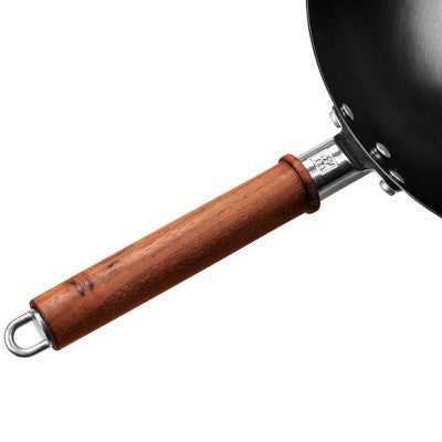 ZWILLING Dragon 12-inch Carbon Steel Wok With Lid