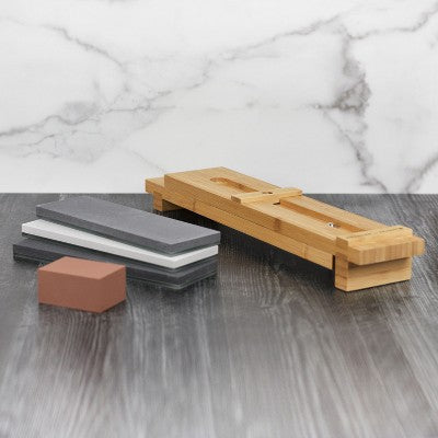 KRAMER By ZWILLING 6-pc Glass Water Stone Sharpening Set