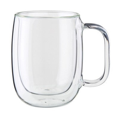 ZWILLING Sorrento Plus 8-pc Double-Wall Glass Coffee Mug Set