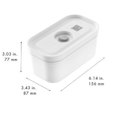 ZWILLING Fresh & Save Plastic Lunch Box White, Airtight Food Storage Container