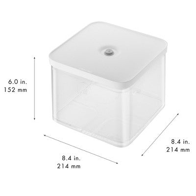 ZWILLING Fresh & Save Cube Box, Plastic, Airtight Dry Food Storage Container, Large Container